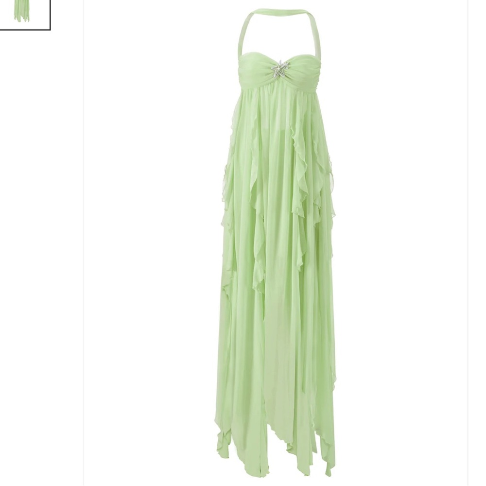NWT Nana Jacqueline Mariah Dress in Green - Picture 2 of 11